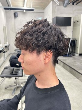 レベル 葛西店(LEVEL) men's hair 波巻きスパイラル