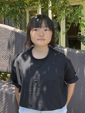 トップヘアー 玉島店(TOP HAIR) 《TOPHAIR 玉島店/ もも》切りっぱなしボブ