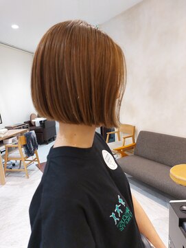 カムバイネオリーブ 溝の口店(Cam by neolive) ☆オレンジベージュ・ミニボブ☆