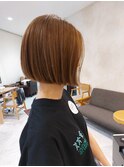 ☆オレンジベージュ・ミニボブ☆