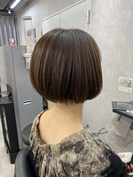 ヘアサロン ドットプラス 町田店(dot. plus) 【山本　直幸】ボブカット×縮毛矯正