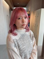 ラミン(LAMIN)&nbsp;pink/ピンクベージュカラー/ミディアムヘア