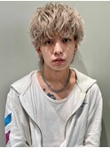 【MINX】メンズ韓国マッシュニュアンスパーマ_銀座