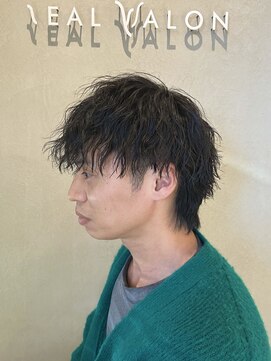 ジールサロン 学園の森店(ZEALSALON) マッシュウルフ×ツイストスパイラル/10代20代30代