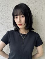 シーン(seen)&nbsp;簡単スタイル フェイスレイヤー ワイドバング 小顔にみせる 暗髪