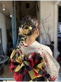 成人式前撮りヘアセット