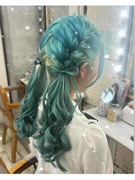 ヘアセット専門店 ナゴミ 池袋店(nagomi) ツインリボン