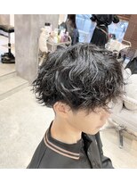 オーセンヘア(AUTHEN.HAIR)&nbsp;メンズマッシュ×波巻きパーマ