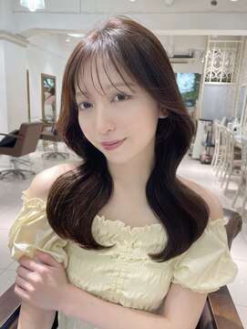 フォルテ 表参道店(FORTE) くびれヘア/縮毛矯正/髪質改善/アプリコットオレンジ