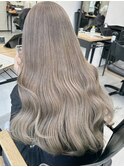 ★デジタルパーマミニウルフチェリーブラウンホワイトグレージュ