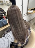 白髪ぼかしハイライトカラー/髪質改善/千葉/レイヤーカットAIRI