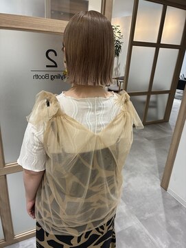 グッディ 倉敷中島店(GOOD-DAY) 植田まい*ミニボブ×ミルクティーベージュ