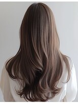 ピーチ バイ ニューヨークニューヨーク(a Peach by NYNY)&nbsp;大人可愛い大人美人ふんわりカール小顔カットショコラアッシュ