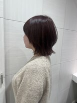 レ セゾン(Les Saisons)&nbsp;ウルフカット×ピンクブラウン