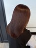 4回目まで◎【予防発想の髪質改善】こだわりカット+毛髪強化ストレート