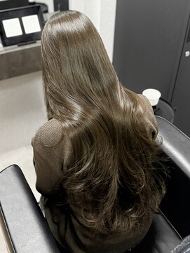 ルナス 福岡天神(LUNAS) [髪質改善 福岡大名]透明感地毛風カラー