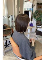 アシャ ヘアー ソリューション 神戸店(asha hair solution) イメチェン/ピンクベージュ/アンブレラカラー/前髪/摂津本山