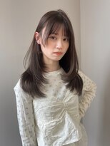 ボタン コロン 表参道 原宿(VOTAN COLON) オリーブブラウン/レイヤーカット/透明感カラー/韓国ヘア