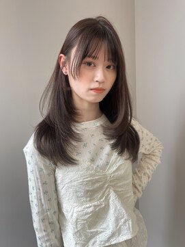 ボタン コロン 表参道 原宿(VOTAN COLON) オリーブブラウン/レイヤーカット/透明感カラー/韓国ヘア