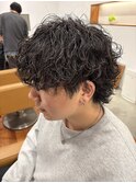 波巻きツイストスパイラルパーマ