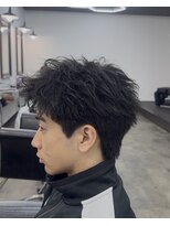 ザ クロー(THE CROW)&nbsp;スパイキーショートニュアンスパーマリバースセンターパート