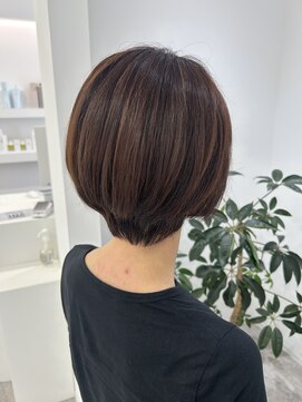 グラムヘアー(GLAM HAIR) 大人可愛いひし形ショートボブ