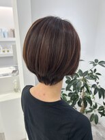 グラムヘアー(GLAM HAIR) 大人可愛いひし形ショートボブ