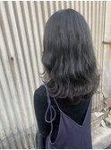 秋冬に楽しめるスモーキーグレー 透明感