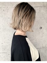 バーチョ(bacio)&nbsp;【bacio】エアタッチ.バックコーミング  ブロンド  外国人風