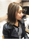 ブリーチなしでもいけるラムグレージュ!