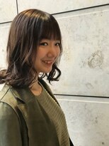 エール(Aile)&nbsp;エアリーミディ、黒髪カタログ、ホワイトアッシュ