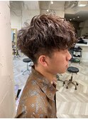 【YUKI】スパイラルパーマ×マッシュ×ソフトツーブロック