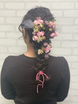 ベル 難波(Belle) 福嶋　裕人　※編み下ろし＿ヘアセット