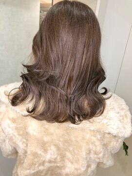 ジーナ 名駅(XENA.) 《xena》haru☆キャラメルミルクティー×ミディアムレイヤー