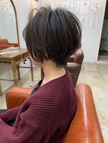 ショートオンリーサロントス(short only salon TOSS)&nbsp;くびれ前下がり束感ショート