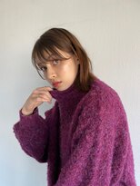 エヌ トーキョー(enu TOKYO) オイルで艶とまとまりを ストレートロブ