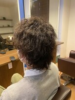 ヘアスペース レアレア(hair space L'ea l'ea) マッシュウルフ×ツイストスパイラル