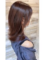 マーリャヘアー(mallia hair)&nbsp;くびれ外ハネセミロング