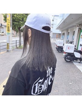 シャンプーボーイアネックス(SHAMPOO BOY Annex) グラデーションホワイトグレー