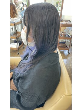 ジッピー ヘアーコレクション インナーカラー イヤリングカラー ダブルカラー