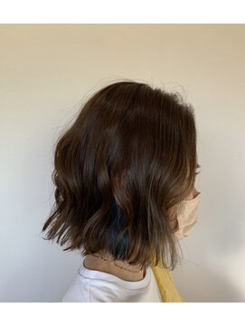 ラポールヘア 鷲宮店 ボブ×インナーカラー