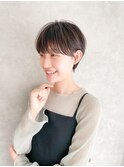 大人かわいい☆小顔バングショート