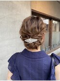 ふわふわシニヨン