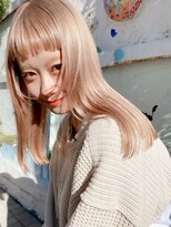 ヨー(Yoh-)&nbsp;【ミルクティーベージュ/阿部達哉】ブリーチ/ダブルカラー