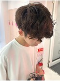 【MAKI】柔らかいウェーブパーマで外国人風ヘア