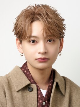 オーシャントーキョーハラジュク(OCEAN TOKYO harajuku) ハイライトメンズ波巻きスパイラルパーマサーフスタイルウルフ