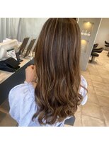 ヘアメイクアース 八潮店(HAIR & MAKE EARTH)&nbsp;フェザーロング ハイライトカラー