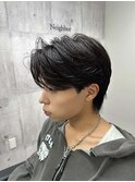 波巻きパーマ