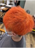 ド派手に挑め！イベント向けオレンジ【TELAHAIR鎌ヶ谷】
