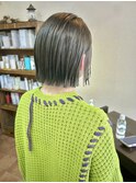 ツヤ髪☆切りっぱなしマットベージュ